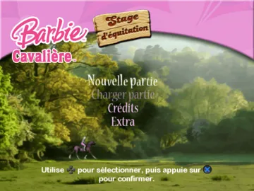 Barbie Horse Adventures - Riding Camp screen shot title